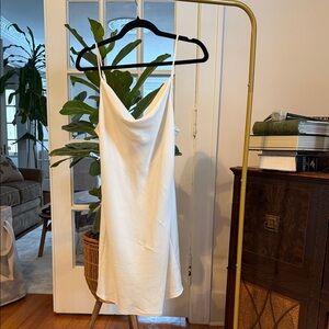 Elegant White Mini Dress